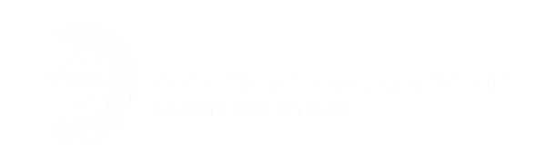 Logo Expertos y Soluciones IT Blanco